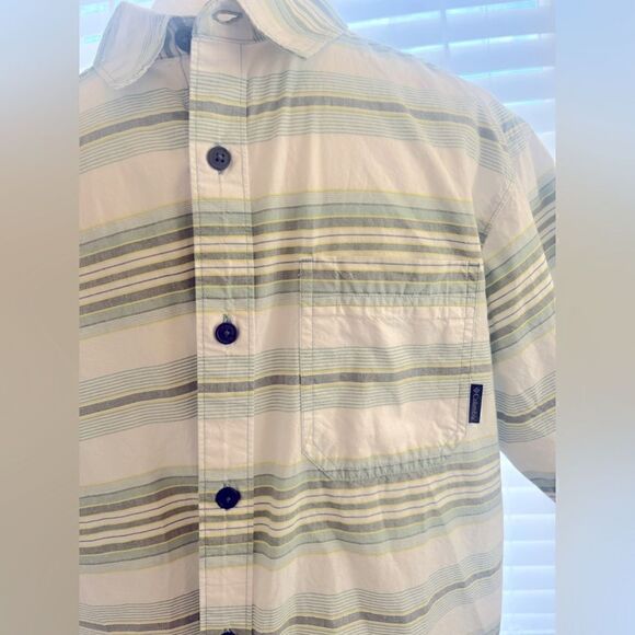 COLUMBIA Men’s Size medium in light green & gray.  Regular Fit.  Like NEW! - Picture 2 of 9